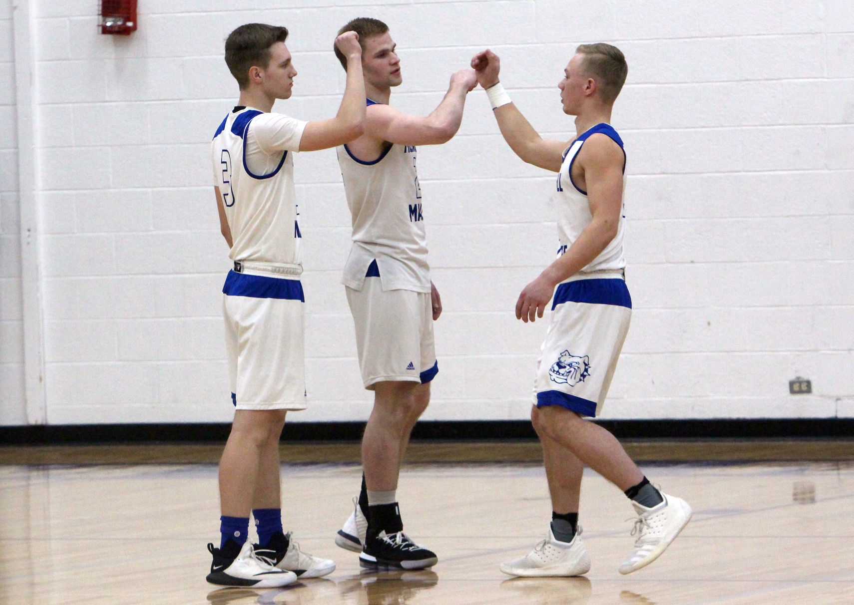 Athens vs McDonell boys basketball at Eau Claire Memorial 3-7-19